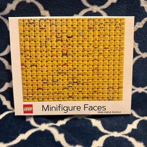 LEGO Minifigure Faces Puzzle – 1000 Pieces – EUC – Completed Once